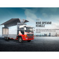 Two Axles Wing Opening Truck Box Body Vehicle